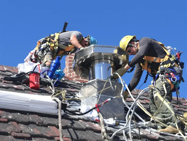 Protective chimney cap installed by San Juan Capistrano Chimney Sweep in San Juan Capistrano, CA