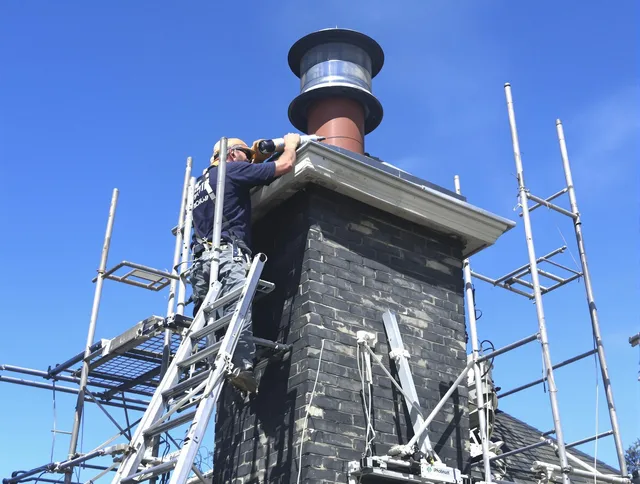 Sturdy chimney crown finished by San Juan Capistrano Chimney Sweep in San Juan Capistrano, CA