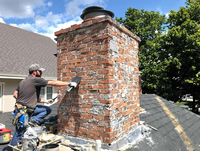 Completed chimney rebuild by San Juan Capistrano Chimney Sweep in San Juan Capistrano, CA