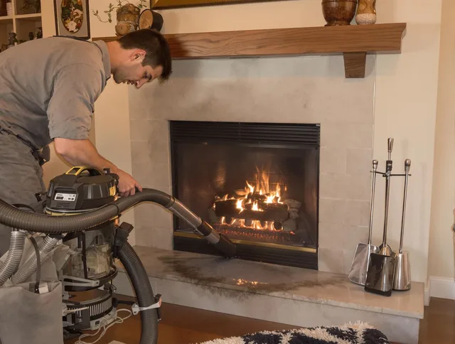 Routine fireplace upkeep by San Juan Capistrano Chimney Sweep in San Juan Capistrano, CA