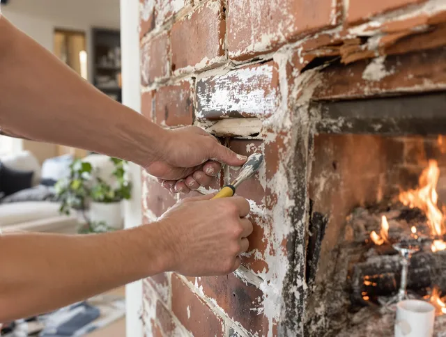 Routine fireplace repair by San Juan Capistrano Chimney Sweep in San Juan Capistrano, CA