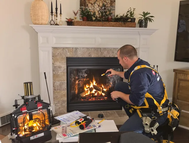 Safety-focused fireplace inspection by San Juan Capistrano Chimney Sweep in San Juan Capistrano, CA